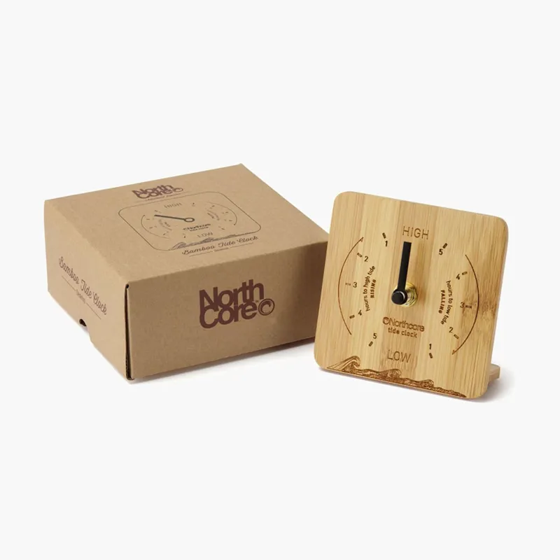 Northcore Desk Top Bamboo Tide Clock-1